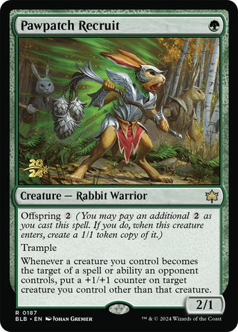 Pawpatch Recruit [Bloomburrow Prerelease Promos] 