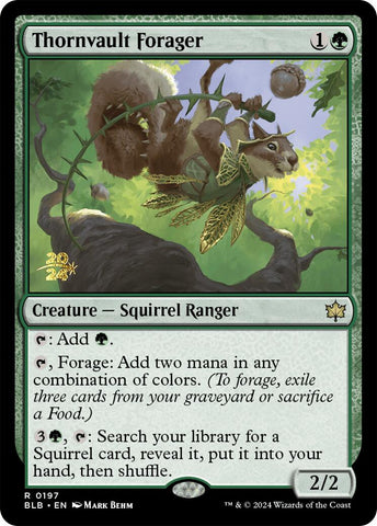 Thornvault Forager [Bloomburrow Prerelease Promos] 