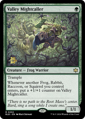Valley Mightcaller [Bloomburrow Prerelease Promos] 