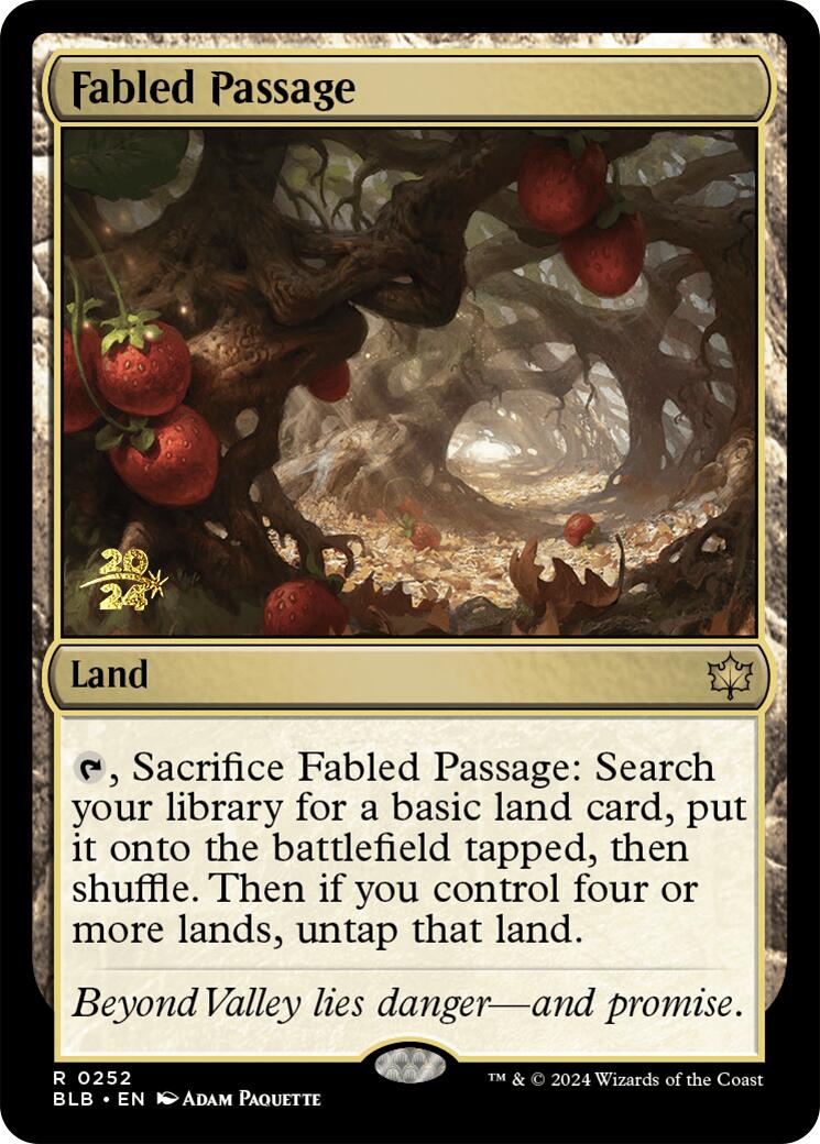Fabled Passage [Bloomburrow Prerelease Promos] 