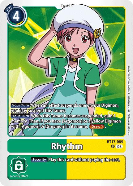 Rhythm [BT17-089] [Secret Crisis] 