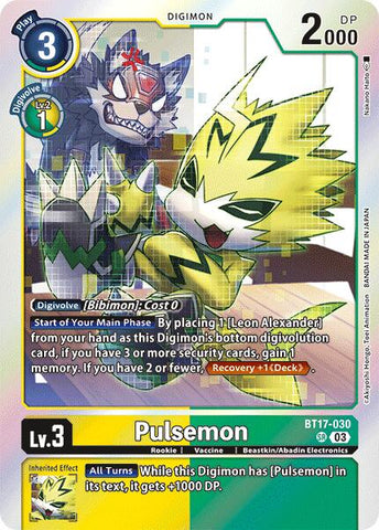 Pulsemon [BT17-030] [Secret Crisis] 