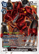Chaosdramon [BT17-057] [Secret Crisis Pre-Release Cards] 