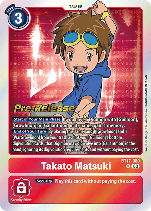 Takato Matsuki [BT17-080] [Secret Crisis Pre-Release Cards]