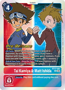 Tai Kamiya &amp; Matt Ishida [BT17-081] [Secret Crisis Pre-Release Cards] 