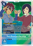 Davis Motomiya &amp; Ken Ichijoji [BT17-084] [Secret Crisis Pre-Release Cards] 