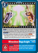 Miraculous Mega Knight [BT17-095] [Secret Crisis Pre-Release Cards] 