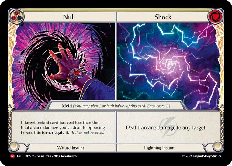 Null // Shock [ROS023] (Rosetta) Rainbow Foil 