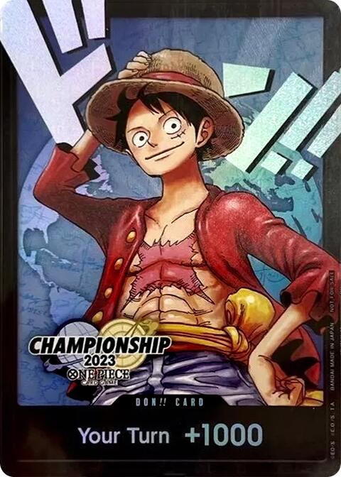 DON!! Card (Monkey.D.Luffy) (2023 World Championship Finals) [One Piece Promotion Cards]