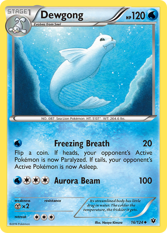Dewgong (16/124) [XY: Fates Collide] 