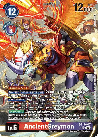 AncientGreymon [BT17-017] (Alternate Art) [Secret Crisis] 