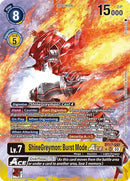 ShineGreymon: Burst Mode ACE [BT17-041] (Alternate Art) [Secret Crisis] 