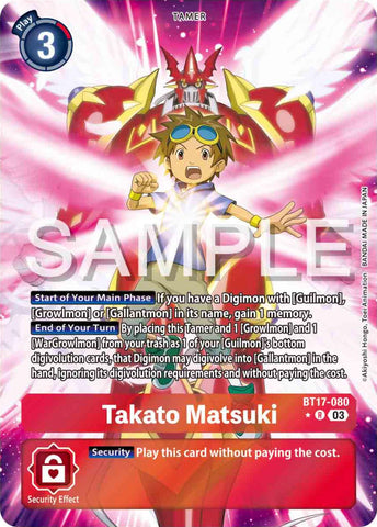 Takato Matsuki [BT17-080] (Alternate Art) [Secret Crisis] 