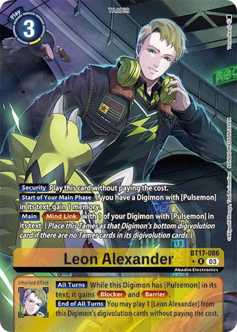 Leon Alexander [BT17-086] (Alternate Art) [Secret Crisis] 