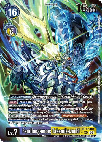 Fenriloogamon: Takemikazuchi [BT17-101] (Alternate Art) [Secret Crisis] 