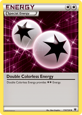 Double Colorless Energy (114/124) [XY: Fates Collide] 
