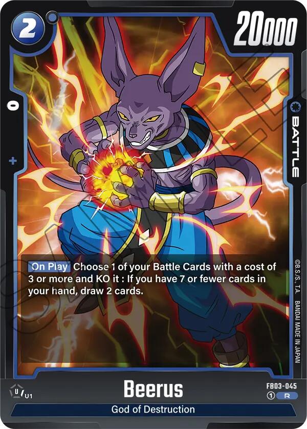Beerus (FB03-045) [Raging Roar] 