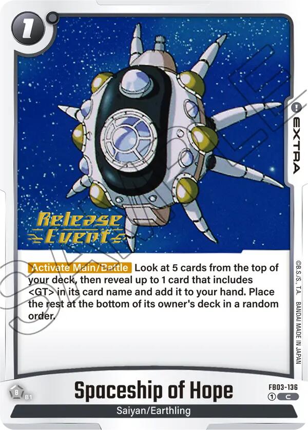 Spaceship of Hope [Raging Roar Release Event Cards]