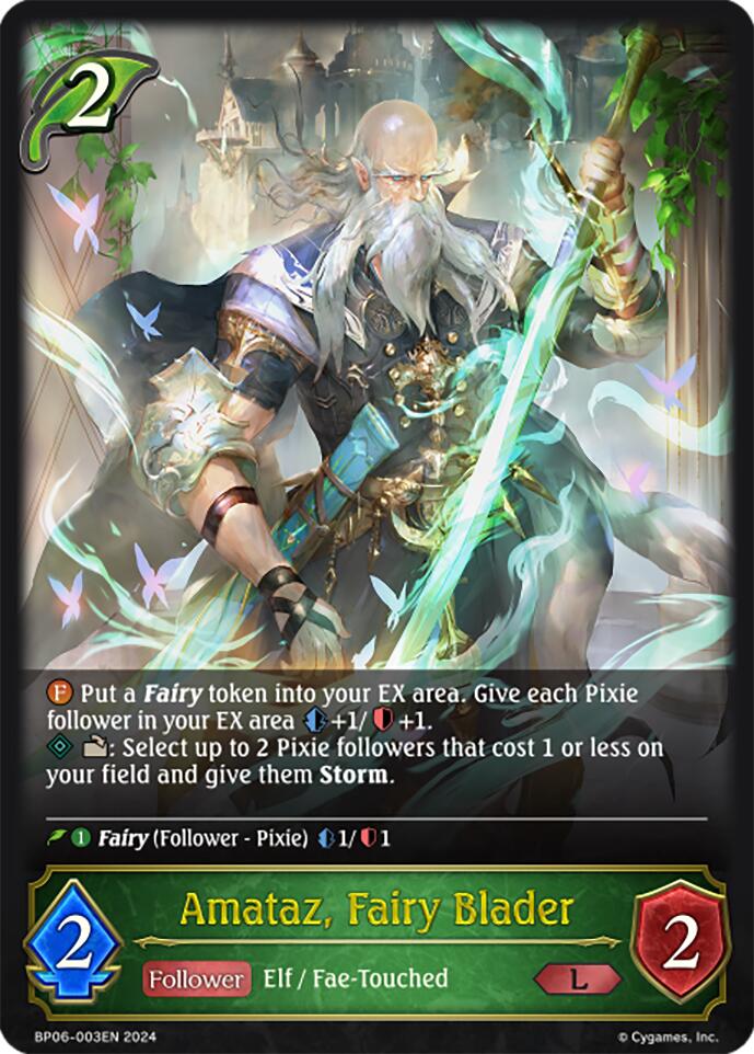 Amataz, Fairy Blader (BP06-003EN) [Paragons of the Colosseum]