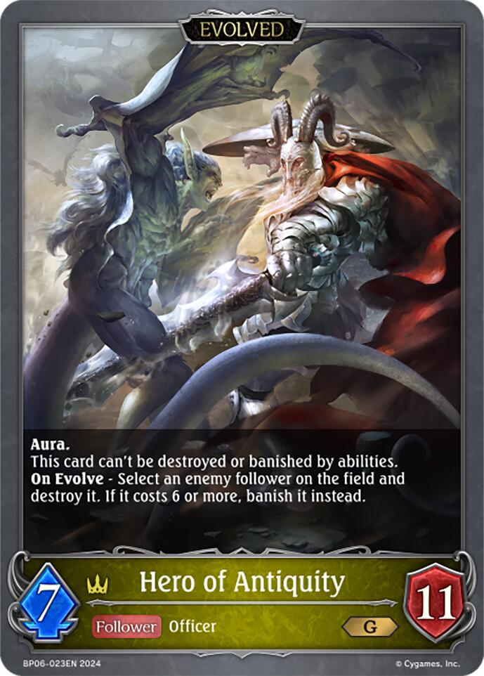 Hero of Antiquity (Evolved) (BP06-023EN) [Paragons of the Colosseum]