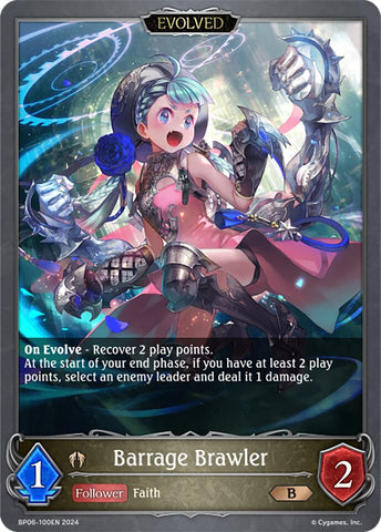 Barrage Brawler (Evolved) (BP06-100EN) [Paragons of the Colosseum] 
