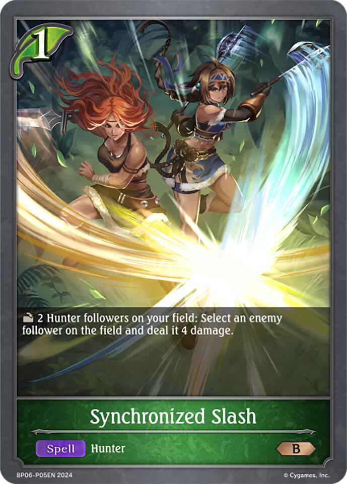 Synchronized Slash - P05 (Foil) (BP06-P05EN) [Paragons of the Colosseum] 