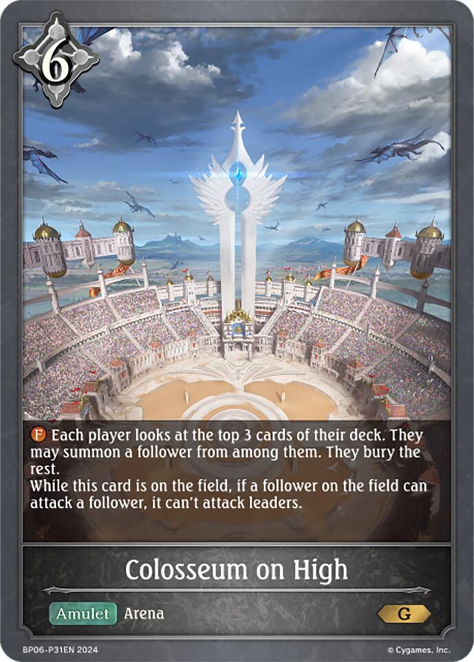Colosseum on High - P31EN (Foil) (BP06-P31EN) [Paragons of the Colosseum] 