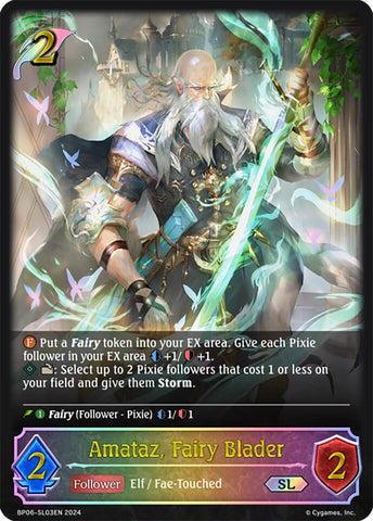 Amataz, Fairy Blader (BP06-SL03EN) [Paragons of the Colosseum] 