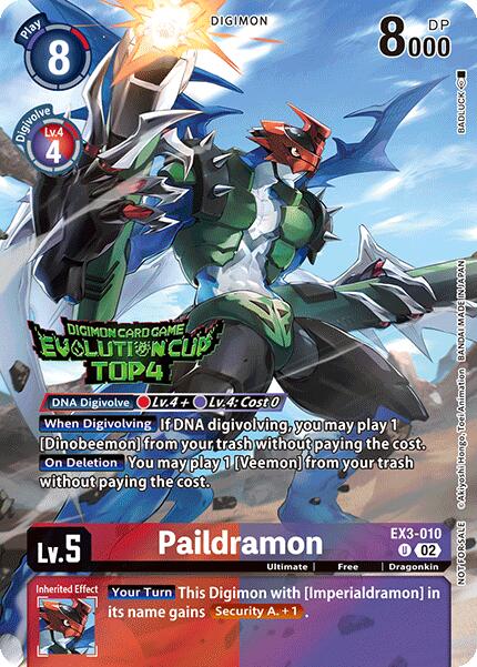 Paildramon [EX3-010] (2024 Evolution Cup Top 4) [Draconic Roar]