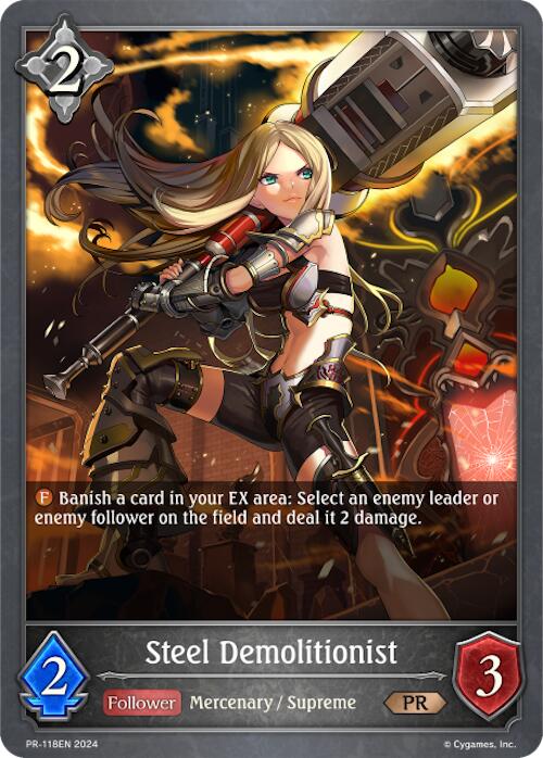 Steel Demolitionist (PR-118EN) [Promotional Cards]