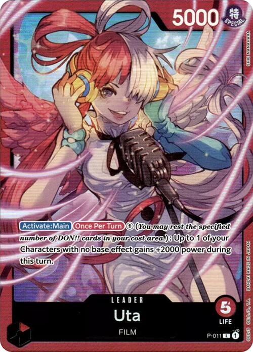 Uta (P-011) (Premium Card Collection -Uta-) [One Piece Promotion Cards] 