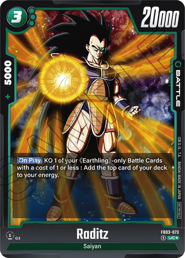 Raditz (FB03-073) (Tournament Pack 03) [Fusion World Tournament Cards]