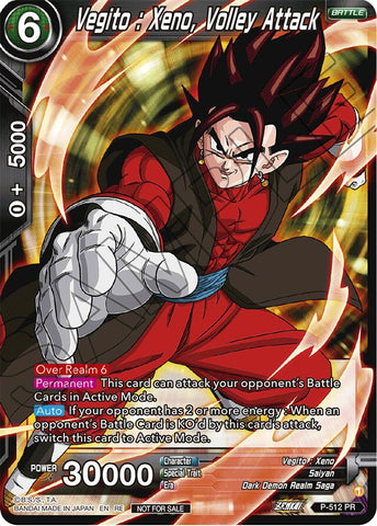 Vegito: Xeno, Volley Attack (Deluxe Pack 2024 Vol.1) (P-512) [Promotion Cards] 