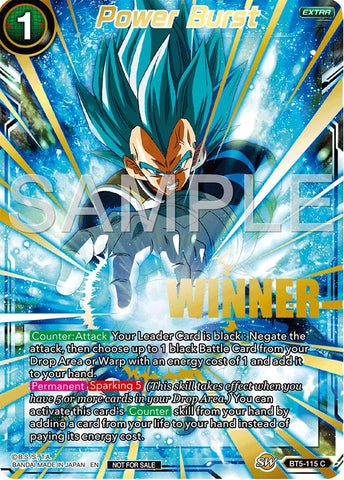 Power Burst (Masters Cup 2024) (Winner Gold Stamped) (BT5-115) [Promotion Cards] 