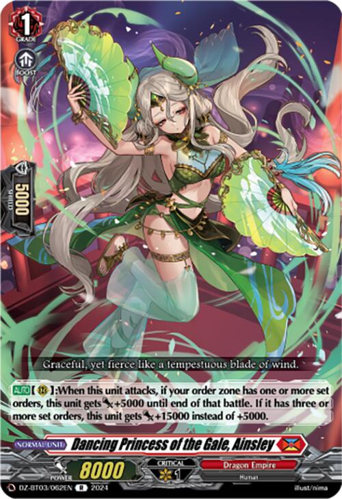 Dancing Princess of the Gale, Ainsley (DZ-BT03/062EN) [Dimensional Transcendence]