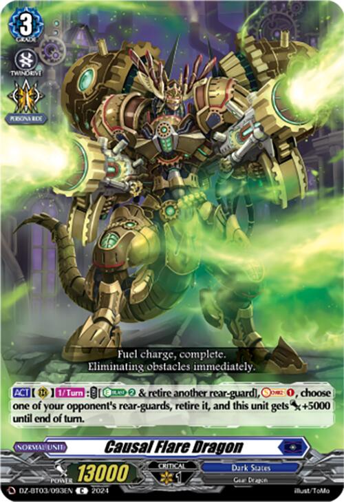 Causal Flare Dragon (DZ-BT03/093EN) [Dimensional Transcendence]