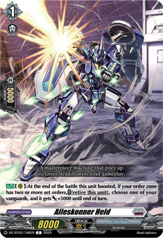 Alleskonner Held (DZ-BT03/106EN) [Dimensional Transcendence] 