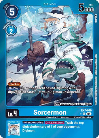 Sorcermon [EX7-019] (Foil) [Digimon LIBERATOR] 
