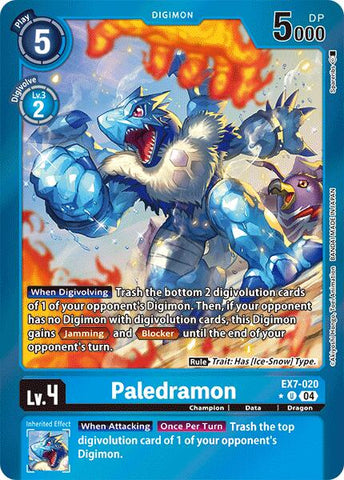 Paledramon [EX7-020] (Foil) [Digimon LIBERATOR] 