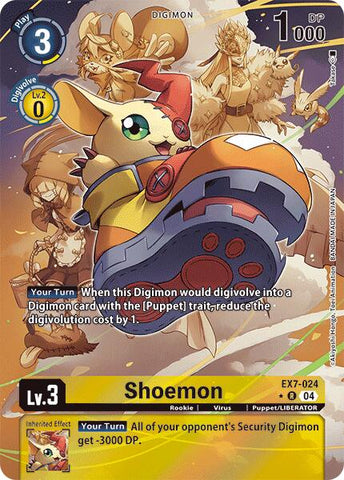 Shoemon [EX7-024] (Alternate Art) [Digimon LIBERATOR] 