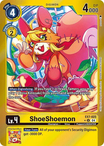 ShoeShoemon [EX7-025] (Foil) [Digimon LIBERATOR] 