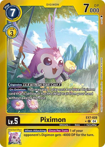 Piximon [EX7-028] (Foil) [Digimon LIBERATOR] 
