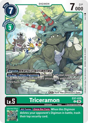 Triceramon [EX7-035] [Digimon LIBERATOR] 