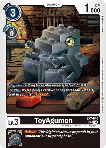 ToyAgumon [EX7-040] - EX7-040 [Digimon LIBERATOR] 