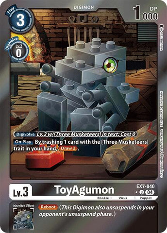 ToyAgumon [EX7-040] - EX7-040 (Foil) [Digimon LIBERATOR] 