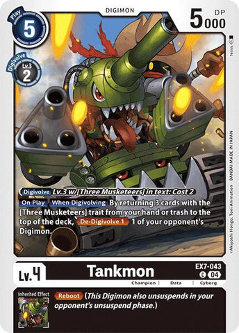 Tankmon [EX7-043] [Digimon LIBERATOR] 