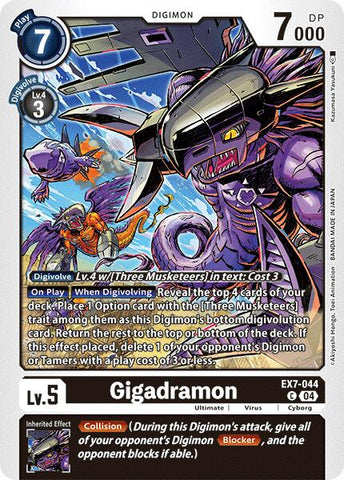 Gigadramon [EX7-044] [Digimon LIBERATOR] 