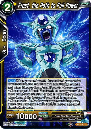 Frost, the Path to Full Power (BT7-087) [Assault of the Saiyans] 