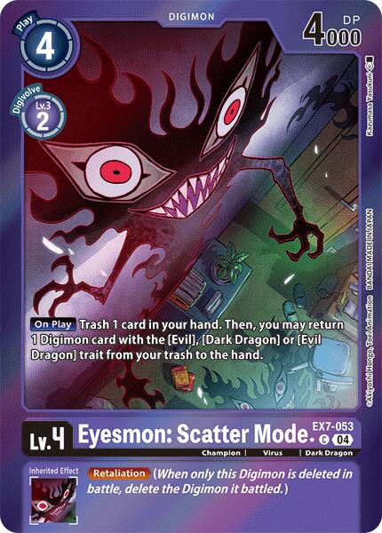 Eyesmon: Scatter Mode [EX7-053] (Foil) [Digimon LIBERATOR]