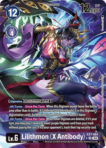 Lilithmon [EX7-061] (X Antibody) (Alternate Art) [Digimon LIBERATOR] 